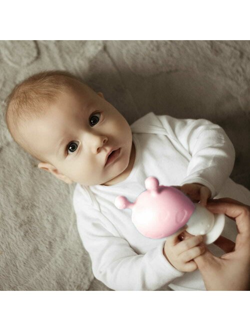 Jucărie de Dentiție Ciupercuță Bocioland Silicon BPA Free 0 Luni+ Pink