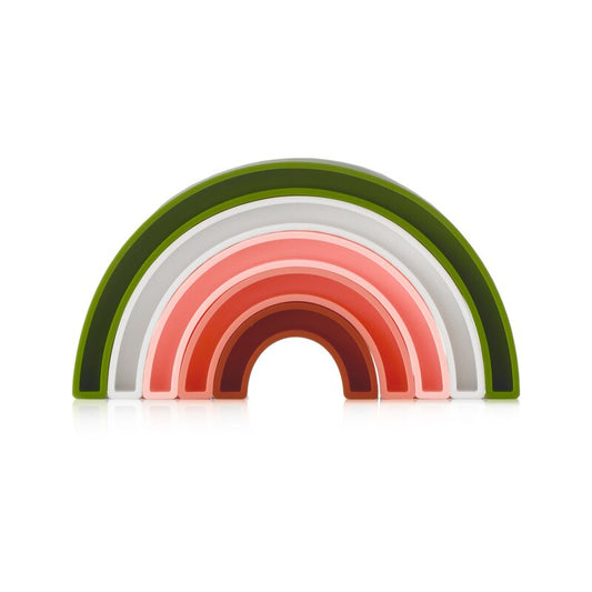 Jucarie stivuire copii, Jane, Forma pepene, dezvolta motricitatea fina, Watermelon