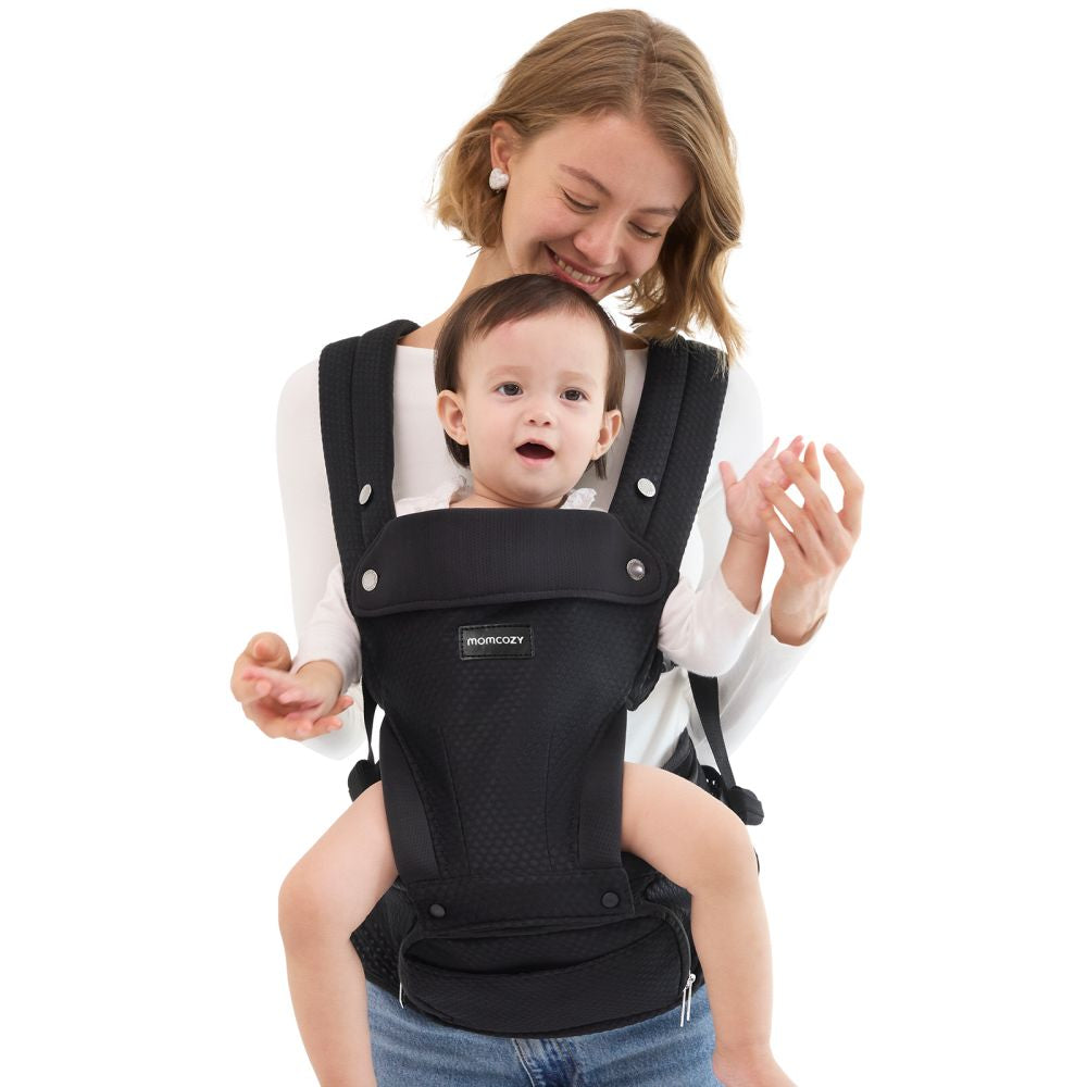 Marsupiu Hip Seat Momcozy Wander360 Suport Sold Black Marime M
