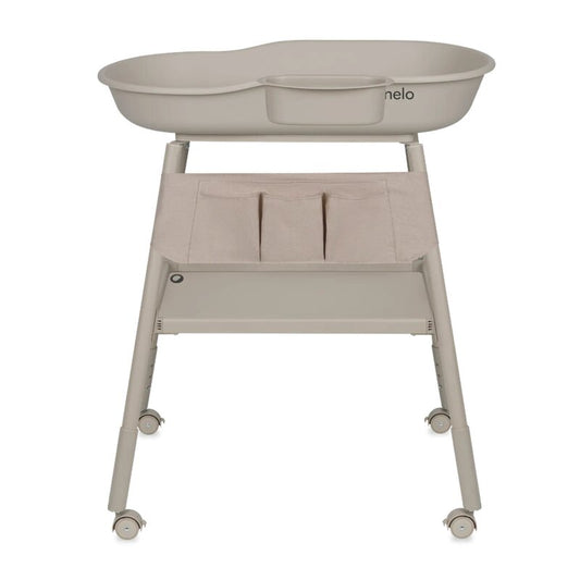 Masuta de Infasat Lionelo Rosie cu Saltea, Roti, Organizer si Reglaj Inaltime 3 Trepte