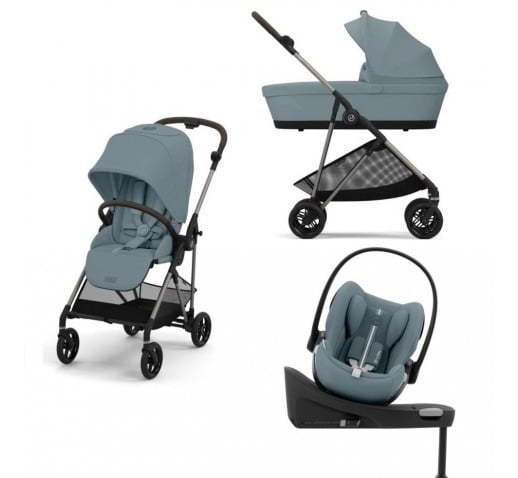 Pachet 4 in 1 carucior Cybex Melio + scoica Cybex Cloud G i-size + Baza G 360