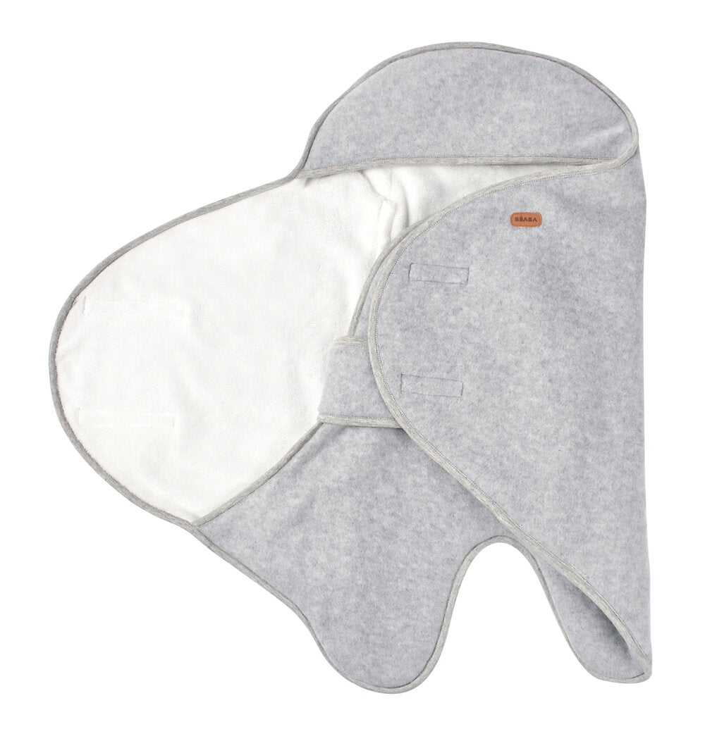 Paturica de infasat BabyNomade 0-6 luni Heather Grey