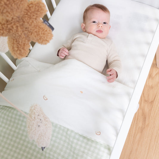 Paturica Childhome Jerse 80x100 cm Jerse Muselina Verde