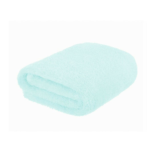 Paturica Pufoasa MimiNu din Fleece pentru Copii 75x100 cm Mint