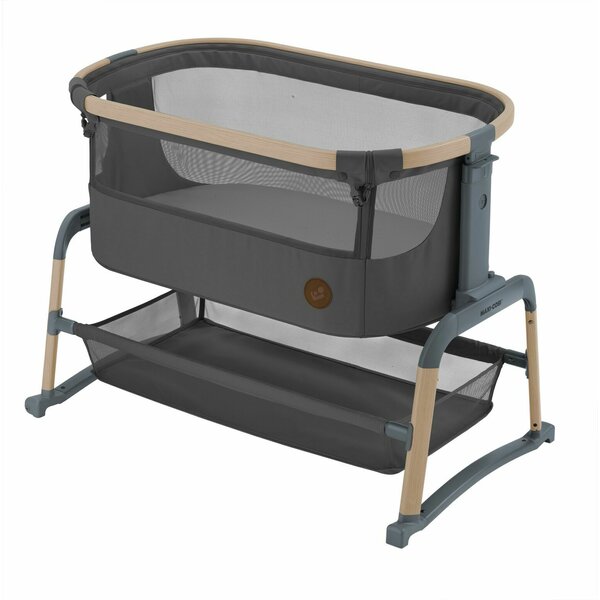 Pătuț Co-Sleeper Maxi-Cosi Iora Air, EcoCare Reciclat, Balană, 5 Înălțimi, 0-6 luni