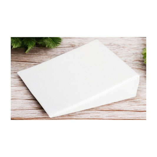 Pernă Înclinată Bubaba Antireflux 30x37x1.5-10 cm | Husă Bumbac Detașabilă | Albă