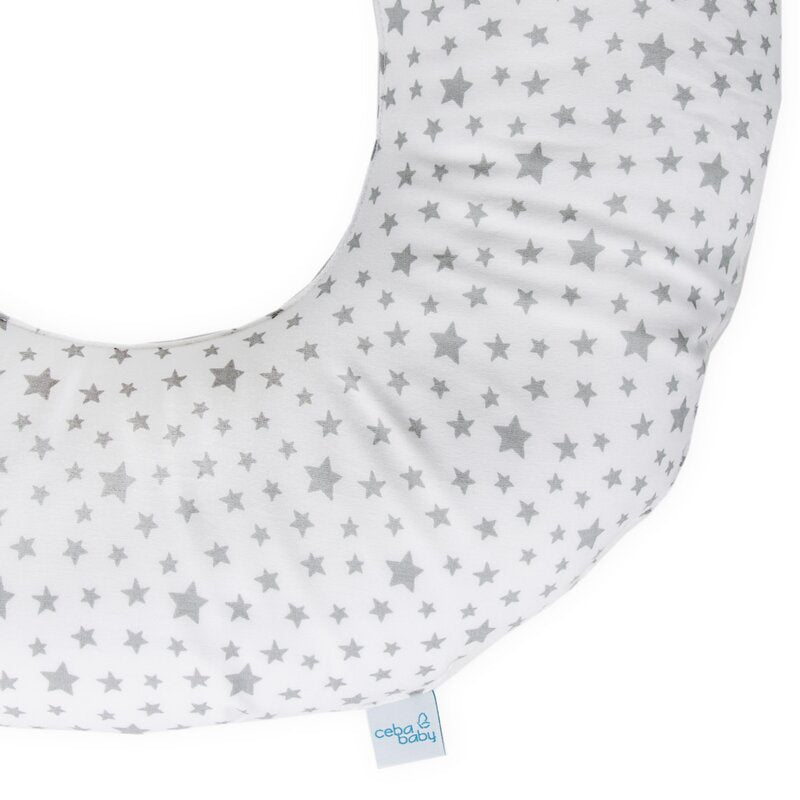 Perna postpartum, Ceba Baby, Amelioreaza durerile dupa nastere, Umpluta cu bile EPS, Bumbac, 45x45x10 cm,