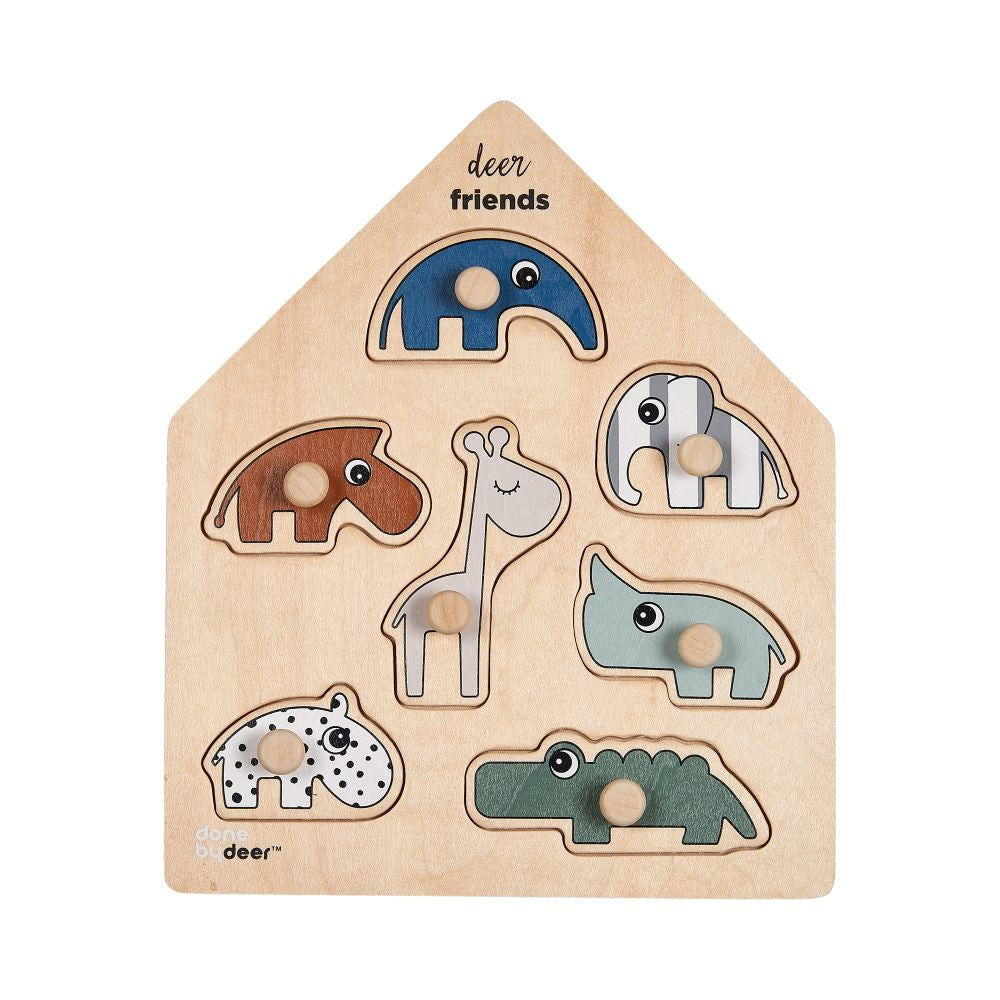 Puzzle Peg Done by Deer Deer Friends Colour Mix