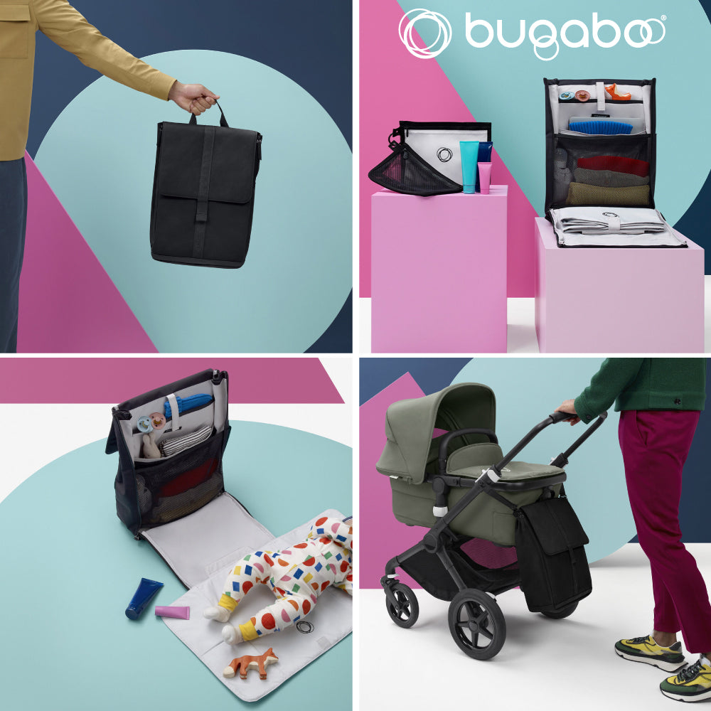 Rucsac de Înfășat Bugaboo Misty Grey Organizare Perfectă