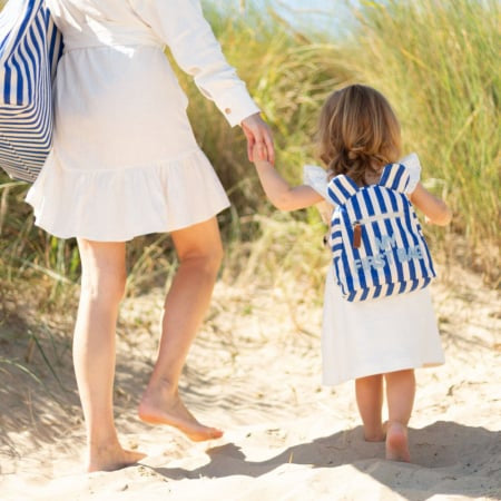 Rucsac pentru copii Childhome My First Bag Albastru Alb