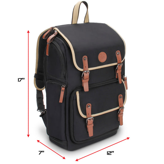 Rucsac TCG Designer Edition Canvas Black 38cm - Protecție Premium pentru Cărți Colecționabile