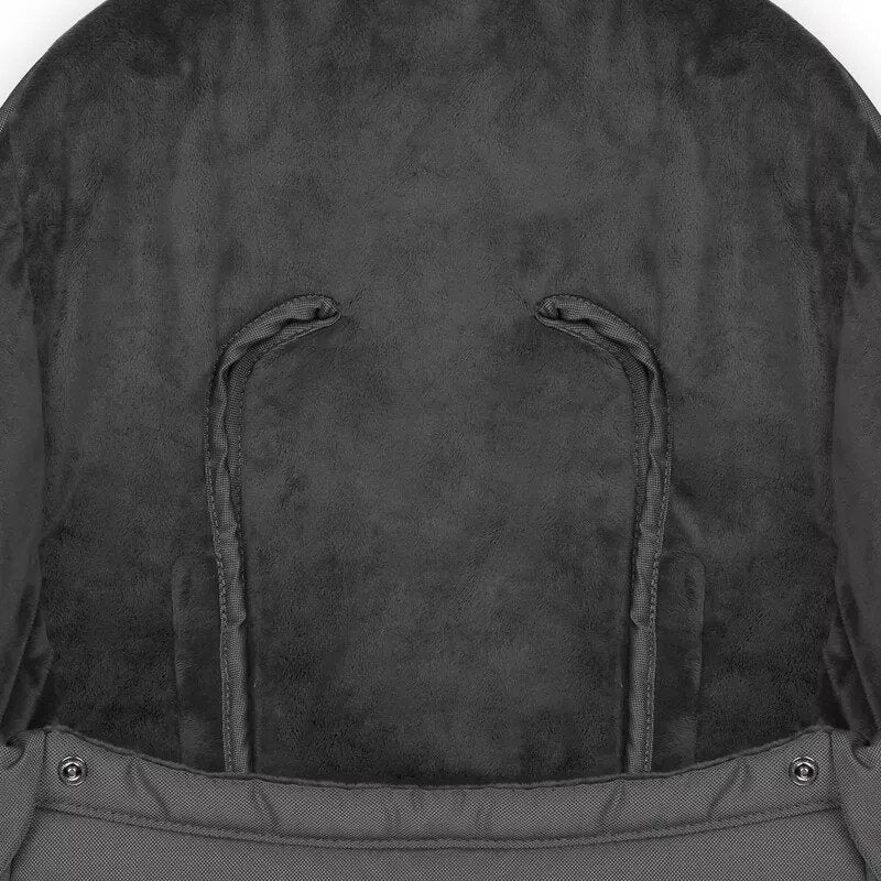 Sac de iarna, Jane, Dart, Pentru carucior, Universal, 13 x 45 x 93 cm, Material exterior hidrofug, Coal