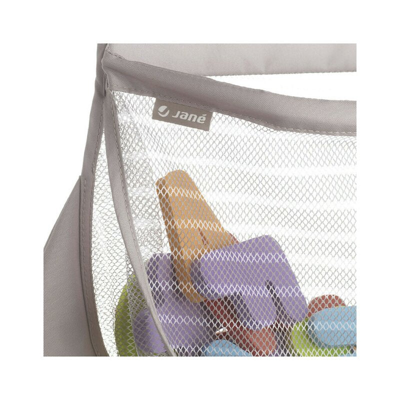 Saculet pentru jucariile de baie, Jane, Bunny, Cu sistem de prindere cu ventuze, Conform cu standardele europene de siguranta EN 71-1:2014+A1:2018EN 71-2:2020EN 71-3:2019+A1:2021, Mint