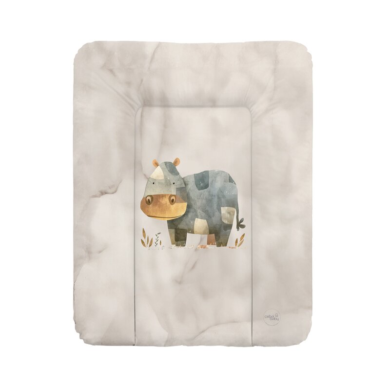Saltea de Infasat Ceba Baby Moale 70x50 cm Basic Cosy Hippo