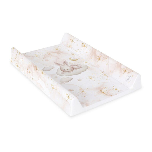 Saltea de infasat, Ceba Baby, Ultra Light, 50x70 cm, Atasabila la patut, Fara BPA, 0 luni+, Sleepy Bunny