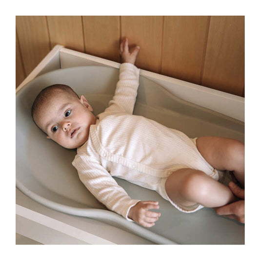 Saltea de infasat, FreeON, Prestige, Moale, Utilizabila si fara husa, Design ergonomic, Spuma PU, 70x44.5x11 cm, Fara BPA, 0 luni+, Grey