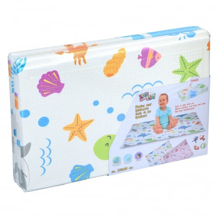 Saltea de Joacă Pliabilă Let's Play 120x90 cm - Animale Marine