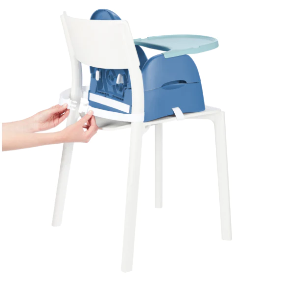 Booster Pliabil Badabulle Nomad Albastru cu Pisicuta Scaun Portabil