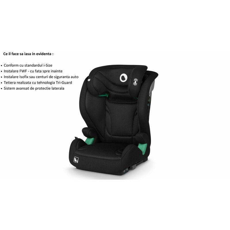 Scaun auto Lionelo Igo i-Size, Negru
