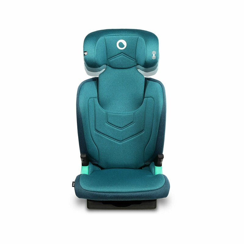 Scaun auto i-Size, Lionelo, Neal, Spatar reglabil in 3 pozitii, Tetiera in 14 pozitii, Suport sticla inclus, 15-36 Kg, 100-150 cm, Cu Isofix, Conform ECE R129, Verde
