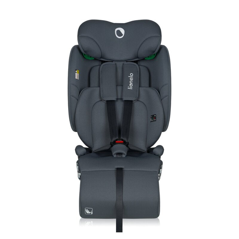 Scaun auto pliabil, Lionelo, Nelly, i-Size, 76- 150 cm, Tetiera reglabila in 15 pozitii, Spatar reglabil in 4 pozitii, Sisteme de fixare Isofix si Top Tether, Sezut lat si confortabil, Conform cu ECE