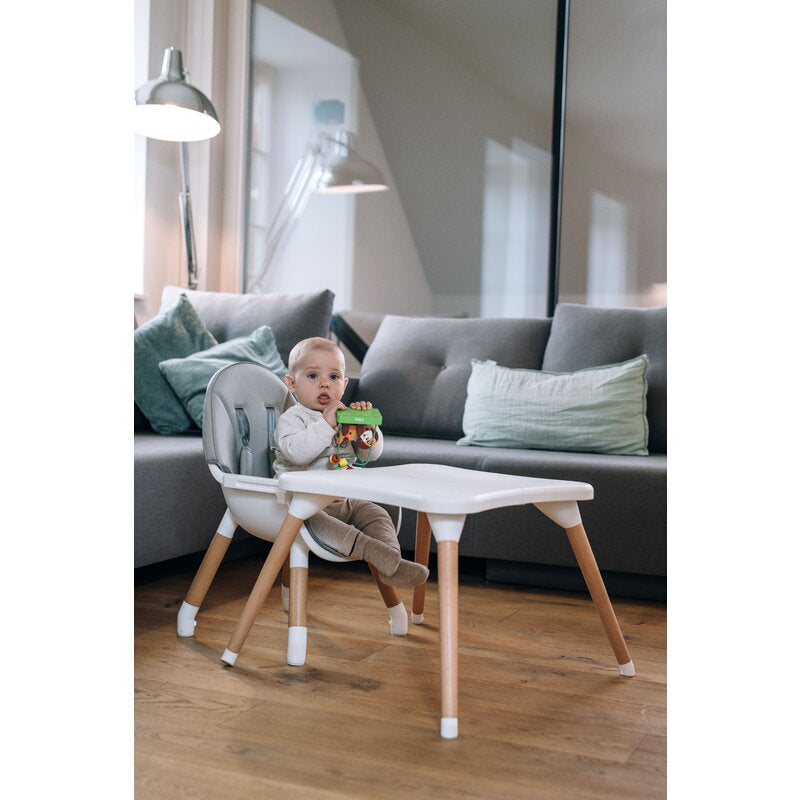 Scaun de masa, FreeON, Eos, 3 in 1, Multifunctional, Cu tavita reglabila si detasabila, Conform cu standardul european de securitate EN 14988:2017+A1:2020, Grey