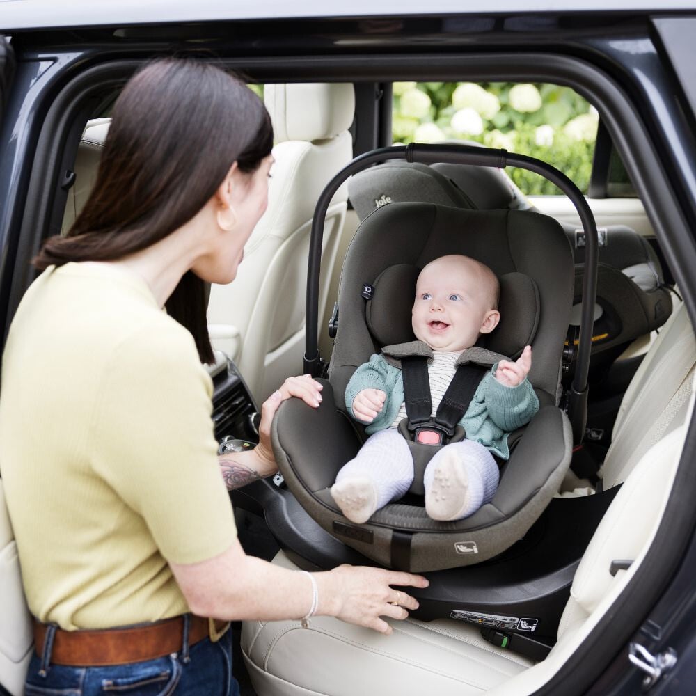 Joie - Scoica auto inclinabila i-Size i-Level Pro Signature Eclipse, 40-87 cm, testata ADAC si certificata R129