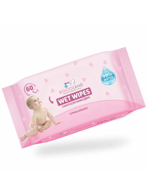 Șervețele Umede Bocioland 99% Apă Purificată Aloe Vera Fără Parfum 60 buc