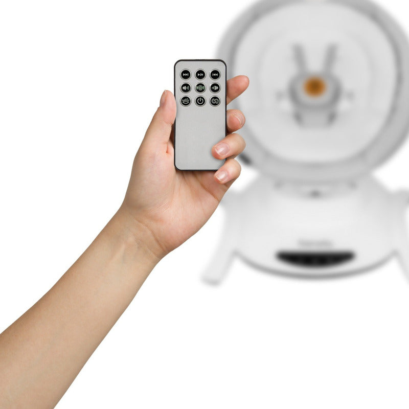 Set 2 in 1, Balansoar si landou, Lionelo, Bella, Rotative 360, Ecran tactil si telecomanda, Electric, Scaun reglabil, 6 miscari unice, 5 viteze, Cu melodii, Gri