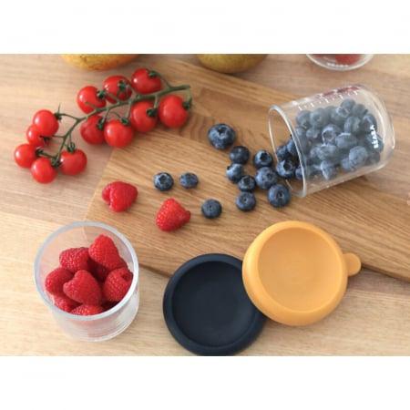 Set 2 recipiente sticla Beaba 250 ml Night Blue Honey