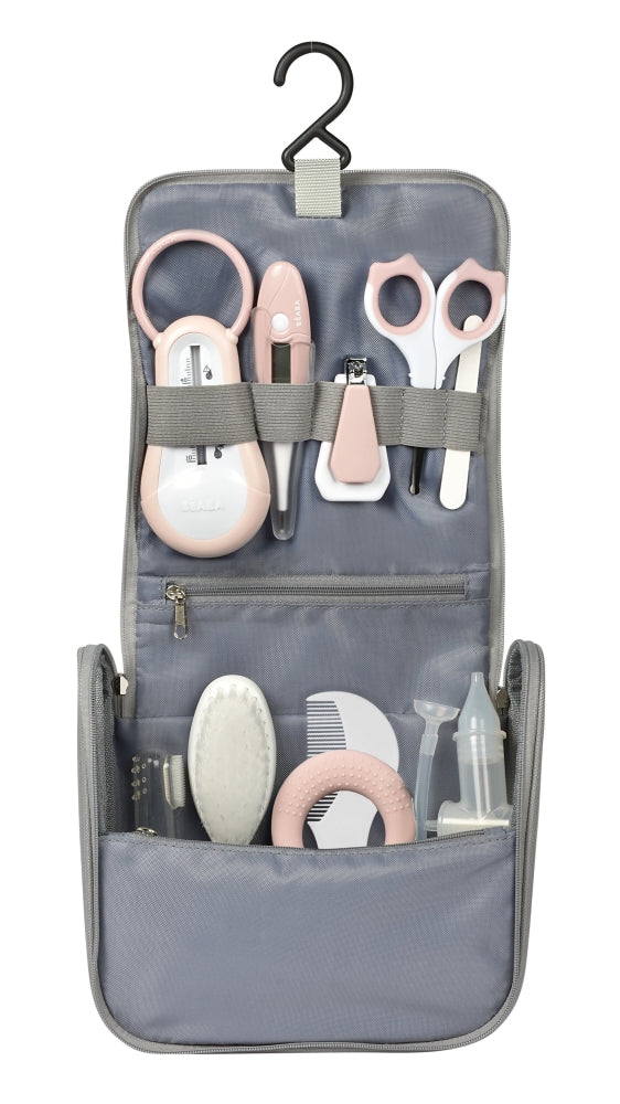 Set de ingrijire Beaba 10 piese Old Pink