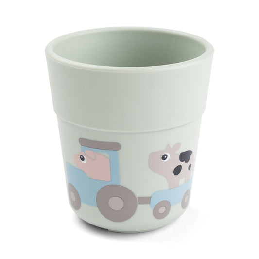 Set de masa cu ventuza Done by Deer Foodie Tiny Farm Green