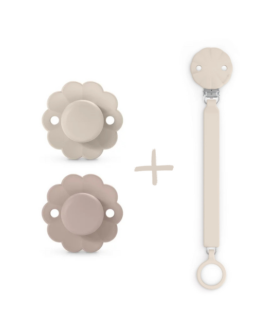 Set Suavinex Wonder 2 suzete fiziologice 0-6 luni + lantisor cu clips