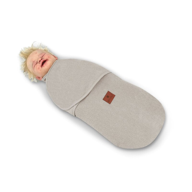 Sistem de infasare, MimiNu, Pentru bebe, 0 - 3 luni, Din tesatura thermofrotte, Beige