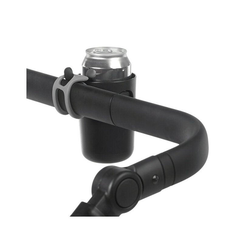 Suport pentru carucior, Jane, Universal, Pentru biberon/sticla, 15 x 5 x 21 cm, Negru