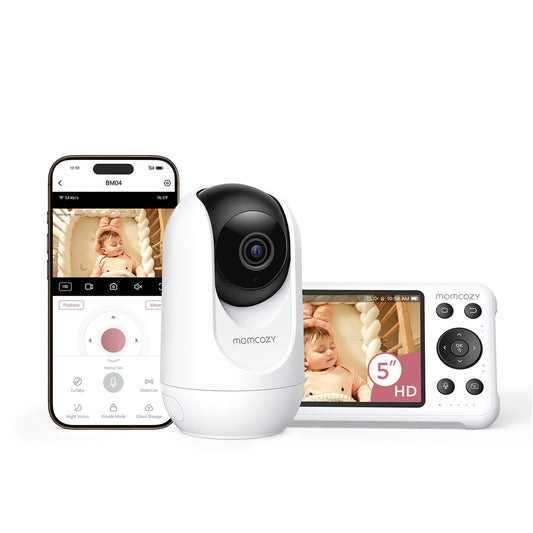 Video Monitor Momcozy Smart WiFi BM04 - 1080P, Pan/Tilt, Ecran 5 inch + App