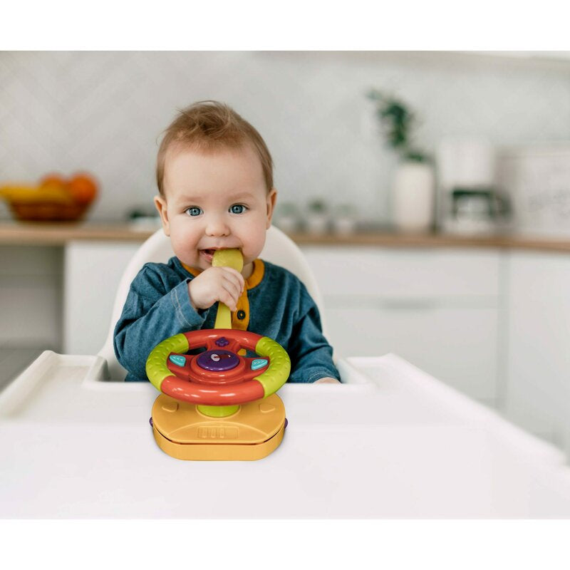 Volan Interactiv cu Sunete și Lumini Free2Play Oglindă Integrată 18 Luni+