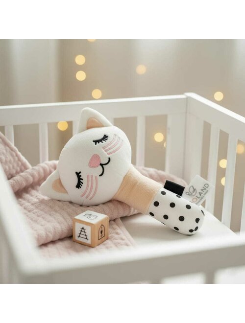 Zornăitoare de Pluș Bocioland Pisicuță Kitten Materiale Moi 0 Luni+ 16 cm