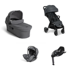 Pachet 4 in 1 Joie Parcel LX Signature Ebony - carucior, landou Ramble XL, scoica i-Level Pro si baza i-Base Encore