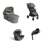 Pachet 4 in 1 Joie Parcel LX Signature Evergreen - carucior, landou Ramble XL, scoica i-Level Pro si baza i-Base Encore