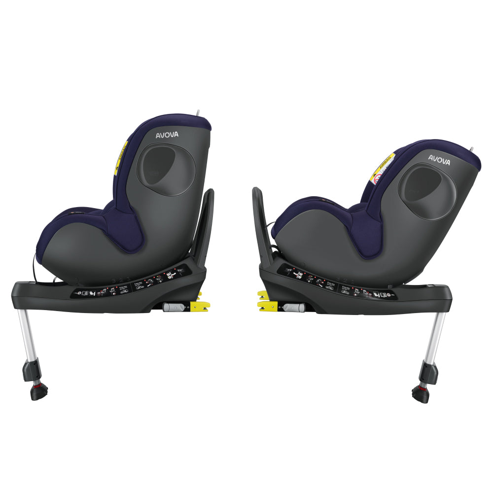 Scaun auto Avova Sperber-Fix 61 Atlantic Blue – două poziții laterale