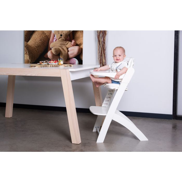 Scaun de Masă Reglabil în Înălțime Childhome Evosit Fag Alb