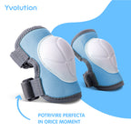 Set 6 protectii sport Yvolution 3-5 ani genunchi coate incheieturi