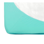 Cearsaf cu elastic jerse din bumbac Menta 120 60 cm