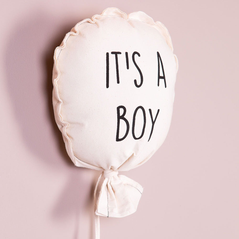 Decoratiune perete balon Childhome, 35x26x8 cm, Baiat