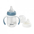 Biberon de invatare Beaba 2 in 1 din Tritan 210 ml
