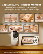 Baby monitor video Momcozy BM04 5 inch Dual Mode