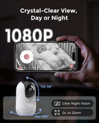 Baby monitor video Momcozy BM04 5 inch Dual Mode