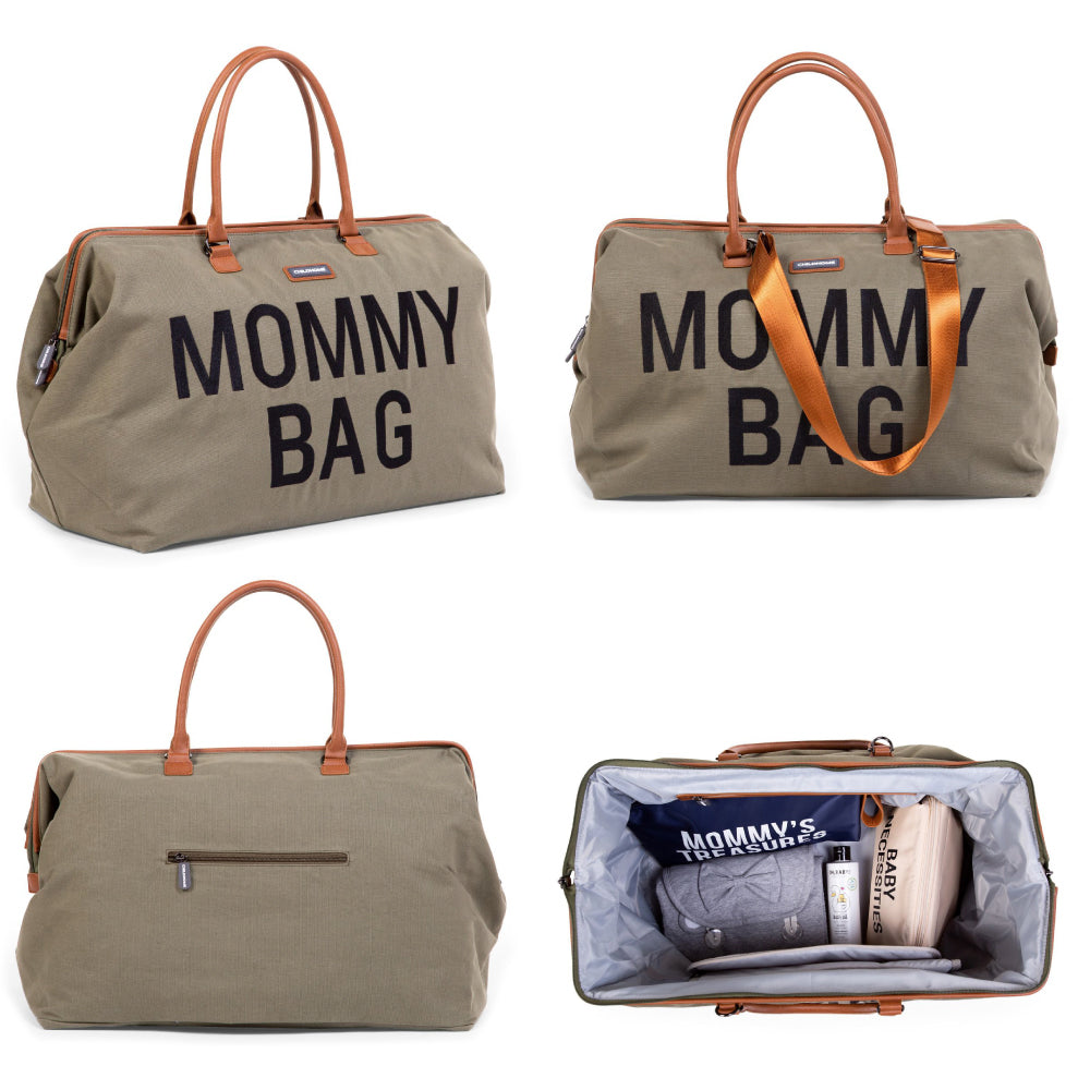 Geanta de infasat Childhome Mommy Bag Kaki