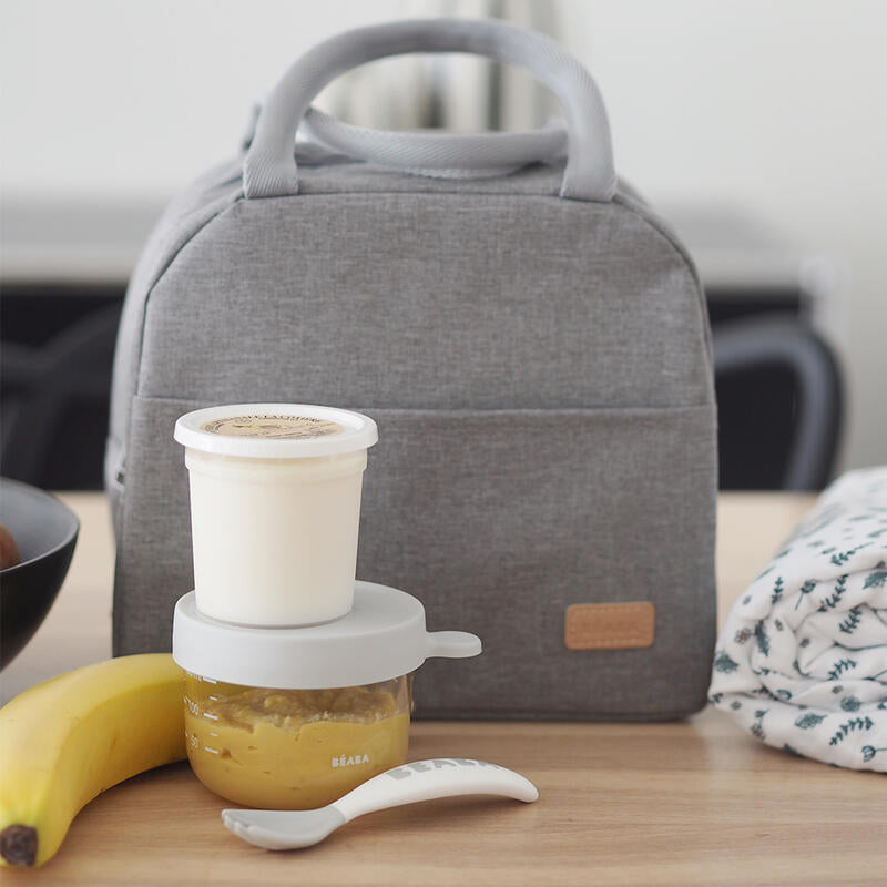 Geanta izoterma Beaba Heather Grey